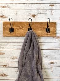 Farmhouse Towel Holder Entryway Hook Stocking Holder Towel Hooks Coat Rack Hook Rack Bathroom Towel Hooks Towel Rack Farmhouse Decor In 2020 Bathroom Towel Hooks Hook Rack Bathroom Entryway Hooks