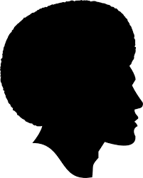 Black And White African American Clip Art Style Guide Clker Afro Men Afro Art Silhouette Art