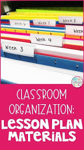 Classroom Organization Lesson Plan Materials And Resources Not So Wimpy Teacher Lesson Plan Organization School Organization Classroom Organization