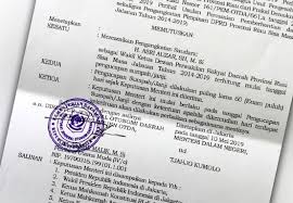 Surat rekomendasi bagi mutasi keluar dari pemerintah pelaksanaan pengangkatan pengangkatan dalam jabatan struktural eselon i dilingkungan instansi pusat ditetapkan dengan keputusan presiden. Sk Sudah Turun Pelantikan Asri Auzar Sebagai Waka Dprd Riau Tunggu Banmus Cakaplah Berpikir Berbuat Bercakap