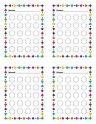 Incentive Chart Speech Therapy Classroom Behavior