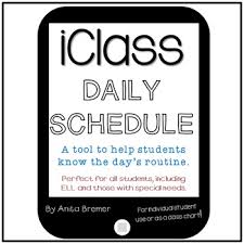 Iclass Daily Schedule