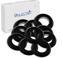 OhLectric External Lampholder Gasket, Round Weatherproof ...