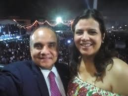 Reportan grave por covid a rené juárez cisneros, líder del pri en cámara de diputados. Con Mi Esposa Julieta Fernandez En Manuel Anorve Banos Facebook