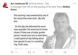 Aug 5, 2021 / 04:51 pm cdt professional wrestler bobby eaton, seen here facing off against george south, jr. 5n0c Eydnbccqm