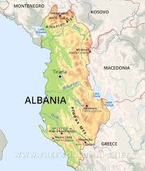Albania have kept faith with italian coaching methods by appointing former milan and roma defender christian panucci as gianni de biasi's successor. Albania Physical Map