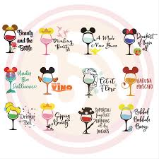 Disney Princess Wine Glass Svg Bundle Trending Svg Disney Glasses Svg Princess Glass Svg Wine Glass Svg Disney Princess Svg Mickey Glass Svg Beauty And The Beast Frozen Svg Svgbuzz