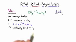 Von altersvorsorge über girokonto bis versicherung: Rsa Blind Signatures Applied Cryptography Youtube