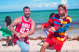 6ix9ines Bebe Feat Anuel Aa Debuts At No 1 On Hot Latin