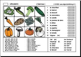 Kostenlose arbeitsblätter und übungen zum thema winter für den unterricht an der grundschule zum herunterladen und ausdrucken als pdf. Wortschatz Legumes Gratis Franzosisch Arbeitsblatt 8500 Kostenlose Lernhilfen Allgemeinbildung Ch
