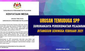 Aku baru je keputusan temuduga aku kat spp online. Urusan Temuduga Suruhanjaya Perkhidmatan Pelajaran Spp Ditangguh Sehingga Februari 2021 Edu Bestari