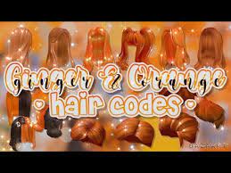 Maybe you would like to learn more about one of these? Ginger Orange Hair Codes Links Roblox Bloxburg Youtube