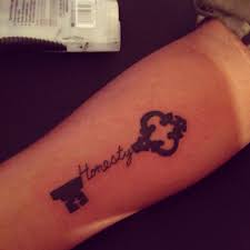 Honesty Key Tattoo Key Tattoo Designs Key Tattoo Tattoo Quotes