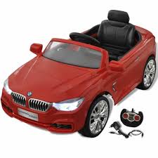 Vidaxl Bmw Voiture Enfant A Batterie Avec Telecommande Rouge Vehicule Jouet Bmw Car Bmw Car