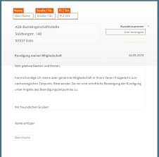 Hier finden sie zu sämtlichen versicherungen kurze informationen, musterbriefe, formulare und vorlagen, um eine kündigung ihrer versicherung zu veranlassen oder um z. Asb Kundigen Vorlage Download Kostenlos Chip