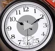 Amazon.com : JoFomp Large Waterproof Outdoor Clock with Thermometer Combo -  12 inch Silent Non Ticking Quartz Battery Operated Wall Clock for Patio, ...