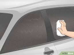 Don't be alarmed, this is simply residual moisture trapped under. How To Clean Tinted Car Windows 10 Steps With Pictures