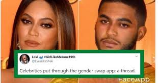 Maybe you would like to learn more about one of these? Pictures Of Celebrities After Using The Gender Swap App Cheezcake Parenting Relationships Food Lifestyle
