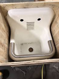eljer rollins cast iron sink unused