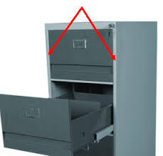 Locking bar for use with 4 drawer filing cabinet (cabinet & padlock not inc.) File Cabinet Lock Filing Cabinet Locks File Locking Bar