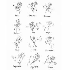 Accanthus is the characteristic flower for cancer zodiac. Hollie On Instagram Flowers And Star Constellations Flowers Flower Flowertattoo Flowerfl Horoscope Tattoos Leo Tattoo Designs Astrology Tattoo