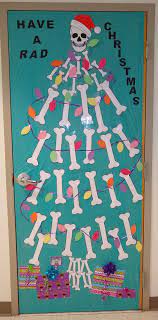 Radiology Department Christmas Door Decoration Contest X Ray Door Door Decorating Contest Door Decorations Christmas Door