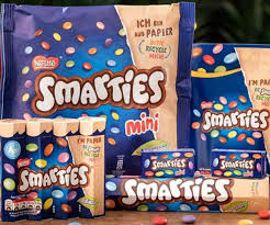 The smartie font has been downloaded 127,805 times. Nestle Smarties Switch To Paper Packaging Worldwide