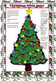 Nov 04, 2021 · laminate your trivia cards. Christmas Trivia Game Question Cards On Page 2 To Go With The Christmas Tree Board Game Esl Worksheet By Mariethe House