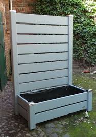 Pflanzkasten Mit Sichtschutz Mobil 190x120cm Silbergrau Privacy Screen Privacy Fence Landscaping Garden Boxes Diy