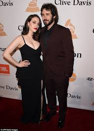 Parents, siblings, husband and kids. Kat Dennings Alongside Boyfriend Josh Groban At Clive Davis Pre Grammy Gala Daily Mail Online