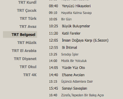 Image of TRT Belgesel 4K programı