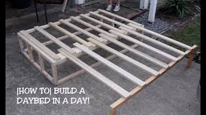 The project features instructions for building a basic daybed that can be used both indoor and outdoor. How To Make A Daybed A Diy Project Ginger Brownies