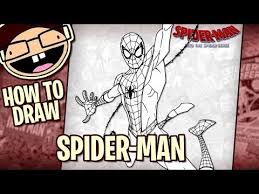 How To Draw Spider Man Into The Spider Verse Narrated Easy Step By Step Tutorial Youtube Spiderman Drawing Drawing Tutorial Easy Happy Drawing