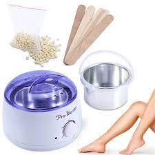 Clean & easy professional (6). Electric Heater Pot Wax Warmer Hair Removal Waxing Kit With 100g Brazilian Hot Wax Bean And 5 Pcs Waxing Spatulas Hard Wax Beans Waxing Kit Hair Removal Cream