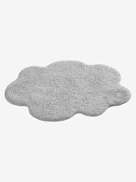 En 100 % coton, les tapis de chambre enfant sont ludiques et chaleureux. Tapis Nuage Gris Clair Linge De Maison Et Decoration
