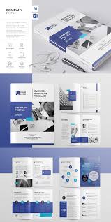Word Profile Template 16 Pages In 2020 Company Profile Design Company Brochure Design Graphic Design Brochure