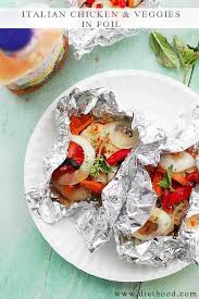 Savory archives my life cookbook low carb healthy. Italian Chicken And Vegetables In Foil Recipe Easy Chicken Foil Packets