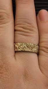 Volcanic Mens Yellow Gold Band Wild Relief Band Lava Wedding Etsy Mens Gold Wedding Band White Gold Wedding Ring Set Gold Bands