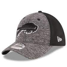 Men S Buffalo Bills New Era Heathered Gray Black Shadowed Team 39thirty Flex Hat Buffalo Bills Hat Hats Black Shadow