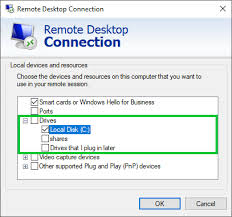 It is the new age device sharer in windows 7, this is called 'allow connections from computers running any version of remote desktop'. Transfer Files Using Remote Desktop Ionos Help