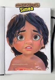 モアナ 妹シメア イラスト