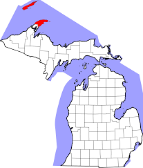 Upper Peninsula County Map File:map Of Michigan Highlighting Keweenaw County.svg - Wikipedia