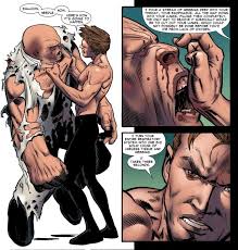 Hi! Do you have any panels of peter being angry and losing it? I've heard  that sometimes he gets super angry and doesn't hold...