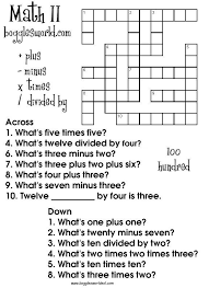 Math Crossword Puzzles Elementary Google Search Math Vocabulary Middle School Math Fun Math Worksheets