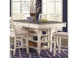 Lundell bistro 5 piece pub table set latitude run® tabletop size: Lifestyle Crafton Two Tone Pub Table Royal Furniture Pub Tables
