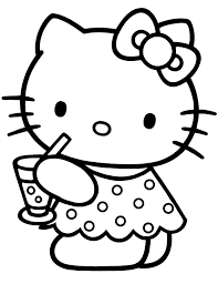 Hello kitty ausmalbilder / 12 bilder von deiner lieblingsfigur. Hello Kitty Coloring In Pages Hello Kitty Coloring Hello Kitty Coloring Hello Kitty Colouring Pages Kitty Coloring