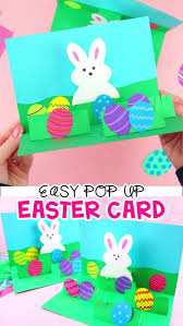 How To Make A Pop Up Easter Card Easy Easter Craft For Kids Easy Easter Crafts Fun Easter Crafts Easter Cards Handmade