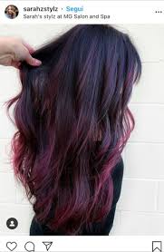 Riflessi viola e blu per i capelli neri 2018. Colore Capelli D Autunno Lo Shatush Viola Sui Capelli Castani Vanity Fair Italia