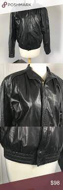 1980s Summit By Robert Comstock Leather Jacket Leather Jacket Vintage Leather Jacket Line Jackets