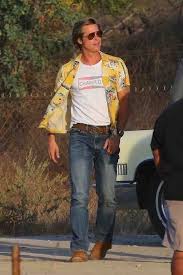 Brad Pitt Hawaiian Shirt Once Upon A Time In Hollywood Brad Pitt Brad Pitt And Angelina Jolie Hollywood